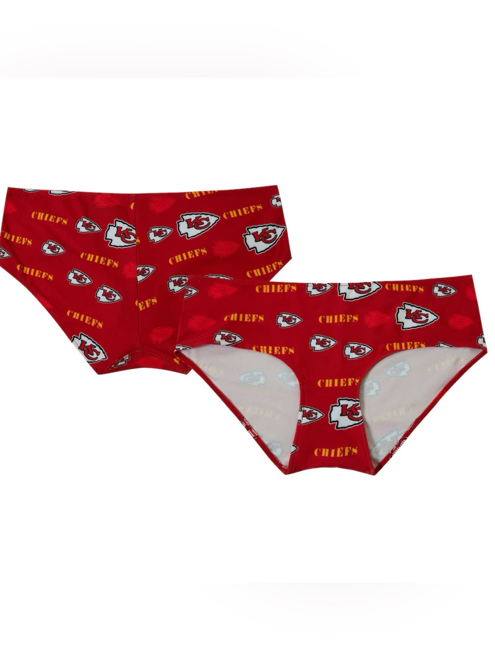 NWT NFL Kansas City Chiefs Red Women's Bikini Cut Panties